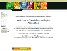 Tablet Screenshot of cbba.org